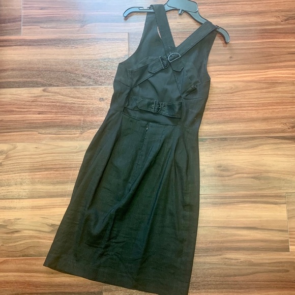 Club Monaco Amabel Dress in Black. - Picture 3 of 7